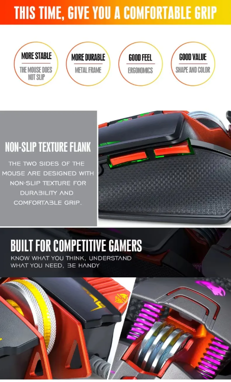 (Duo Bundle + Free Shipping) The Underwolf Version 1 Competitive Gaming Mouse Set